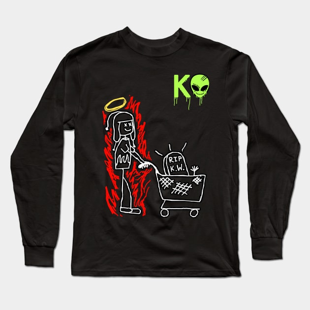 KVLI3N ''R.I.P. K.W.'' Long Sleeve T-Shirt by KVLI3N